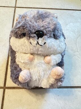 Nanco Belly Buddies 10" Plush Stuffed Hamster Gray animal
